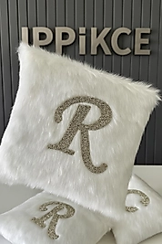 Harfli peluş kırlent