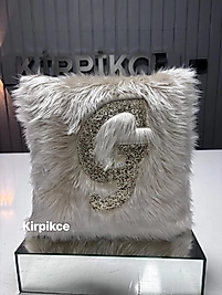 Harfli peluş kırlent