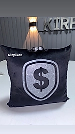 Baskılı kulplu kırlent