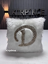 Harfli peluş kırlent