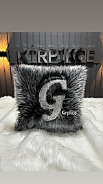 Harfli peluş kırlent