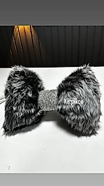 Fiyonklu peluş kırlent