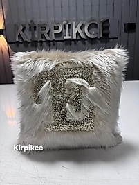 Harfli peluş kırlent