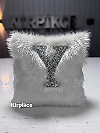 Harfli peluş kırlent